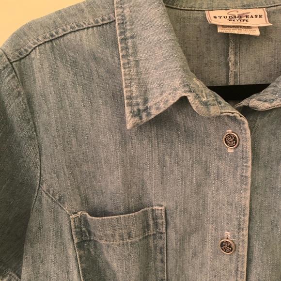 Vintage jean top - Picture 2 of 5